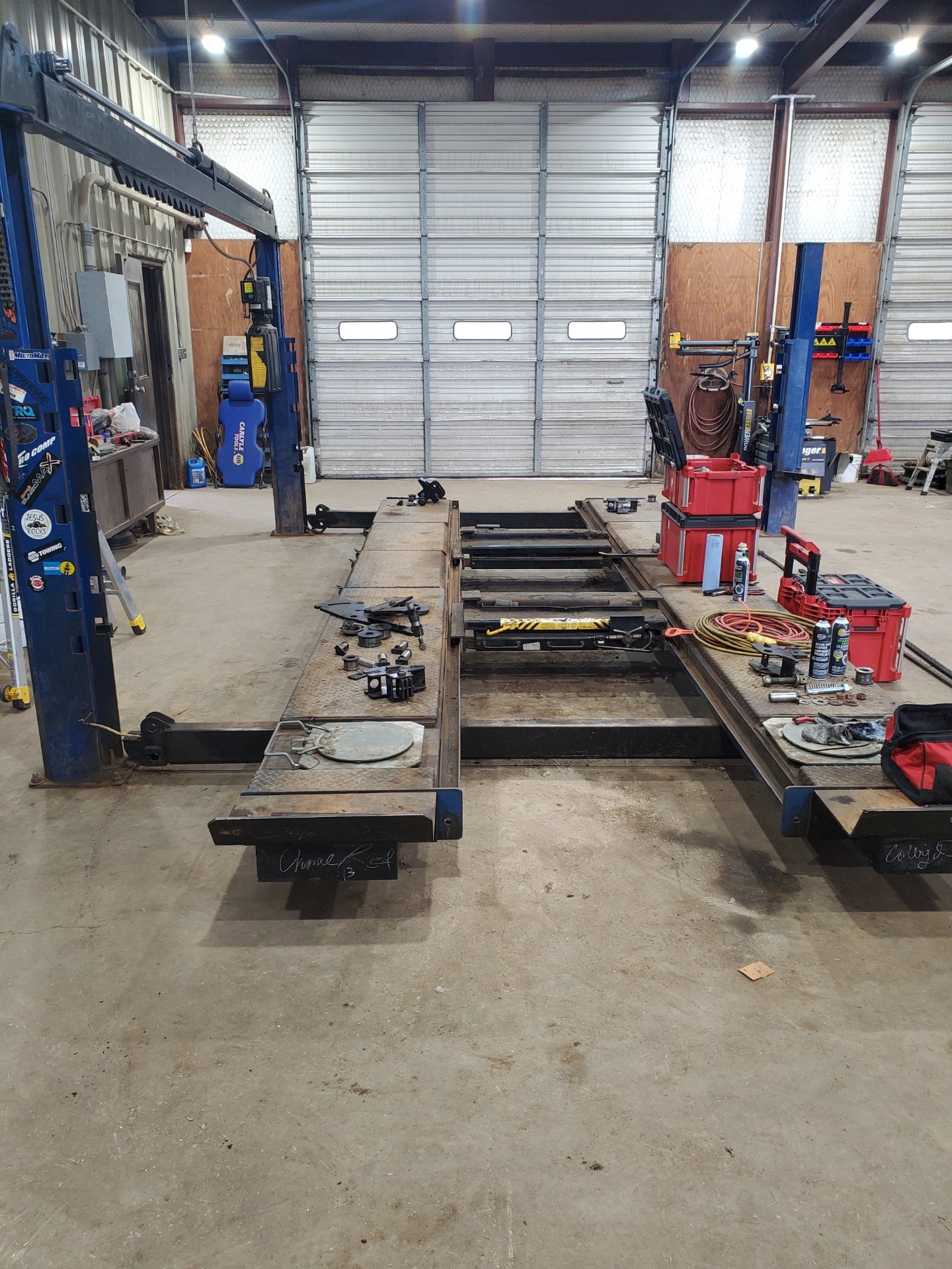 Four Post Lift Repaired